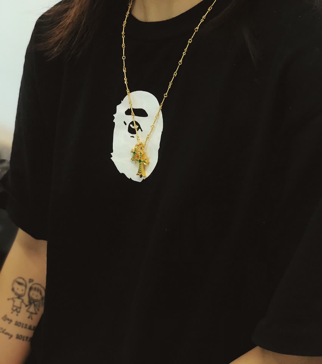 Chrome Hearts Chronicle Cross Pendant Necklace